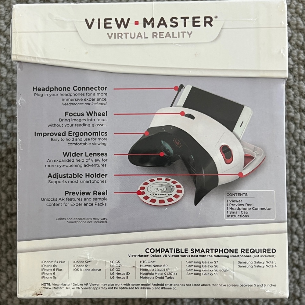 Deluxe VR View-Master Viewer - Red - Picture 2 of 4